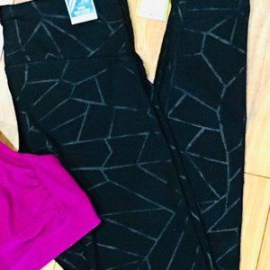 Fitness gym yoga pants workout bra top shirt NWT